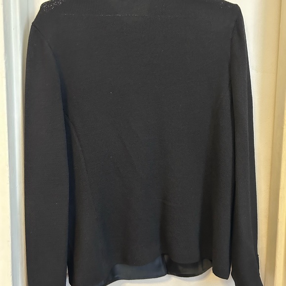 St. John Evening label black crystal embellished jacket - Picture 6 of 9